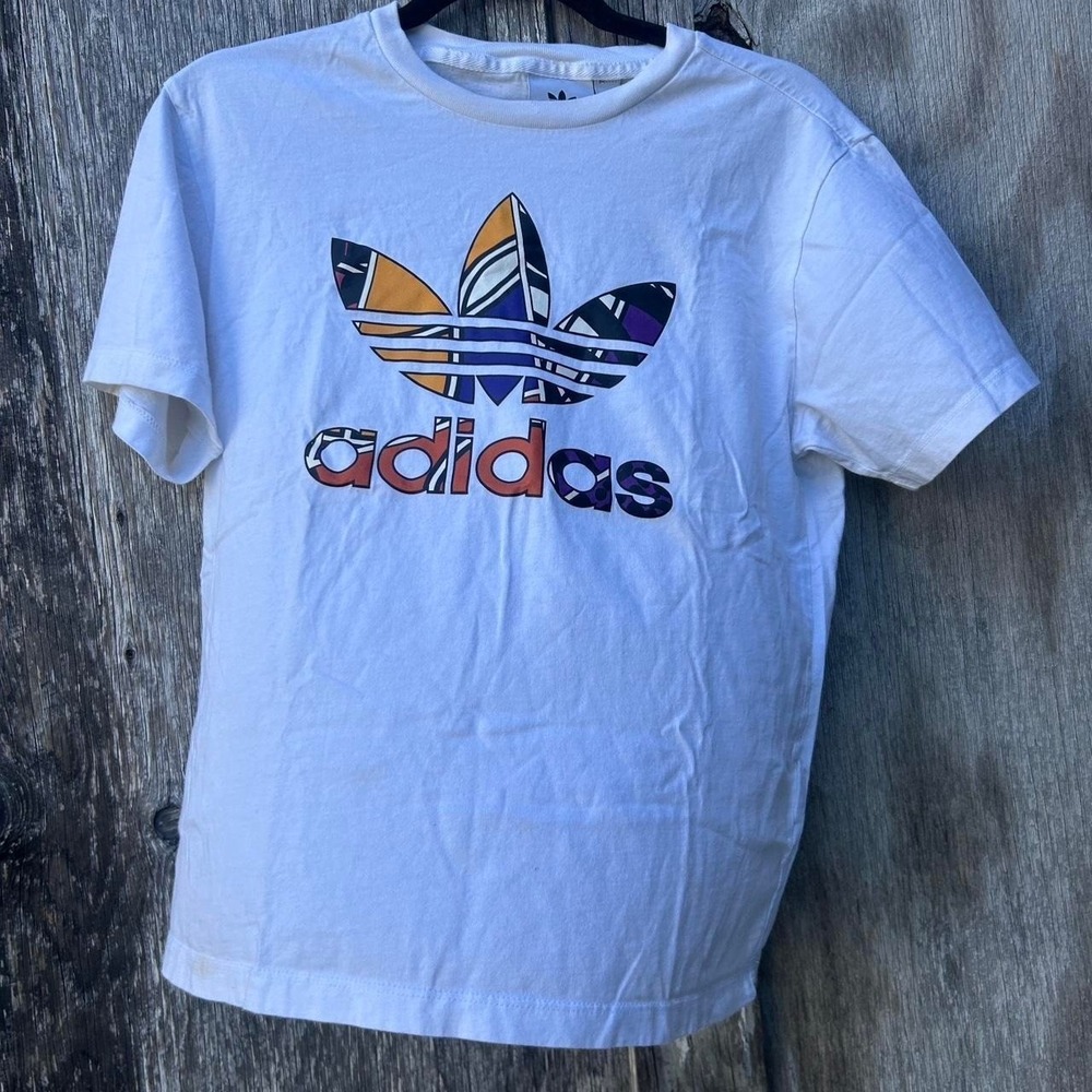 Adidas x Rich Mnisi babydoll tee Women multicolored Adidas Original logo retro